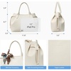 image:imageBOSTANTEN Satchel Bags for Women Vegan Leather Medium Work Satchel Everyday Bag with Removable StrapOff Whitepebble
