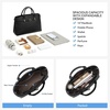 image:imageBOSTANTEN Satchel Bags for Women Vegan Leather Structured Tote Handbag Trendy Top Handle Bag with Removable StrapBlack