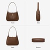 image:imageBOSTANTEN Shoulder Bag Lightweight Vegan Leather Purses for Women Designer Handbag Trendy TopHandle BagCoffee