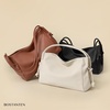 image:imageBOSTANTEN Shoulder Bag for Women Pebbled Vegan Leather Purses Soft Hobo Handbag Supple Bag for Travel WorkBeige