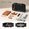 image:imageBOSTANTEN Shoulder Bag for Women Vegan Leather Purse with Cherry Charm Medium Handbag with Zipper for Daily UseBlack