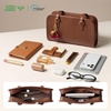 image:imageBOSTANTEN Shoulder Bag for Women Vegan Leather Purse with Cherry Charm Medium Handbag with Zipper for Daily UseCoffee