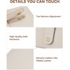image:imageBOSTANTEN Slim Wallet for Women Small RFID Blocking Credit Card Holder Leather Bifold Wallets with Zipper Coin Pocket BeigeBeige