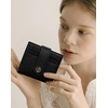 image:imageBOSTANTEN Slim Wallet for Women Small RFID Blocking Credit Card Holder Leather Bifold Wallets with Zipper Coin Pocket BeigeBlack