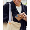 image:imageBOSTANTEN Slim Wallet for Women Small RFID Blocking Credit Card Holder Leather Bifold Wallets with Zipper Coin Pocket BeigeBrown