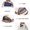 image:imageBOSTANTEN Sling Bag Crossbody Bags for Women Trendy Crossbody Purse Leather Chest BagAbeige