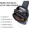 image:imageBOSTANTEN Sling Bag Crossbody Bags for Women Trendy Crossbody Purse Leather Chest BagAblue