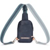 image:imageBOSTANTEN Sling Bag Crossbody Bags for Women Trendy Crossbody Purse Leather Chest BagAblue