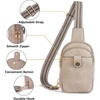 image:imageBOSTANTEN Sling Bag Crossbody Bags for Women Trendy Crossbody Purse Leather Chest BagAcloud Grey