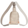 image:imageBOSTANTEN Sling Bag Crossbody Bags for Women Trendy Crossbody Purse Leather Chest BagAcloud Grey