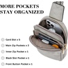 image:imageBOSTANTEN Sling Bag Crossbody Bags for Women Trendy Crossbody Purse Leather Chest BagAtwilight Grey