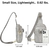 image:imageBOSTANTEN Sling Bag Crossbody Bags for Women Trendy Crossbody Purse Leather Chest BagAtwilight Grey