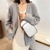 image:imageBOSTANTEN Sling Bag Quilted Crossbody Bags for Women Cross Body Purse Leather Fanny Pack with Adjustable Guitar StrapAbeige