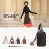 image:imageBOSTANTEN Sling Bag Quilted Crossbody Bags for Women Cross Body Purse Leather Fanny Pack with Adjustable Guitar StrapAblack