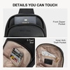 image:imageBOSTANTEN Sling Bag Quilted Crossbody Bags for Women Cross Body Purse Leather Fanny Pack with Adjustable Guitar StrapAblack