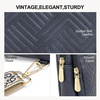 image:imageBOSTANTEN Sling Bag Quilted Crossbody Bags for Women Cross Body Purse Leather Fanny Pack with Adjustable Guitar StrapAblue