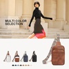 image:imageBOSTANTEN Sling Bag Quilted Crossbody Bags for Women Cross Body Purse Leather Fanny Pack with Adjustable Guitar StrapAbrown
