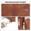 image:imageBOSTANTEN Sling Bag Quilted Crossbody Bags for Women Cross Body Purse Leather Fanny Pack with Adjustable Guitar StrapAtricolor Mix