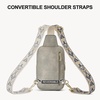 image:imageBOSTANTEN Sling Bag Quilted Crossbody Bags for Women Cross Body Purse Leather Fanny Pack with Adjustable Guitar StrapAtwilight Grey