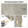 image:imageBOSTANTEN Sling Bag Quilted Crossbody Bags for Women Cross Body Purse Leather Fanny Pack with Adjustable Guitar StrapAtwilight Grey