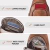 image:imageBOSTANTEN Sling Bag for Women Leather Crossbody Bag Vintage Cross Body Purse for Travel with Guitar Strap Bohemian StyleBrown