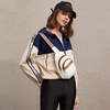 image:imageBOSTANTEN Sling Bag for Women Leather Crossbody Bags Fanny Pack Chest Bag for TravelAbeige
