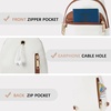 image:imageBOSTANTEN Sling Bag for Women Leather Crossbody Bags Fanny Pack Chest Bag for TravelAbeige