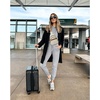 image:imageBOSTANTEN Sling Bag for Women Leather Crossbody Bags Fanny Pack Chest Bag for TravelAbeige