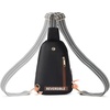 image:imageBOSTANTEN Sling Bag for Women Leather Crossbody Bags Fanny Pack Chest Bag for TravelAblack