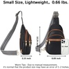 image:imageBOSTANTEN Sling Bag for Women Leather Crossbody Bags Fanny Pack Chest Bag for TravelAblack