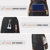 image:imageBOSTANTEN Sling Bag for Women Leather Crossbody Bags Fanny Pack Chest Bag for TravelAblack