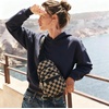 image:imageBOSTANTEN Sling Bag for Women Leather Crossbody Bags Fanny Pack Chest Bag for TravelAcheckered Coffee