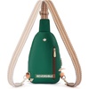 image:imageBOSTANTEN Sling Bag for Women Leather Crossbody Bags Fanny Pack Chest Bag for TravelAlichee Green