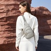 image:imageBOSTANTEN Sling Bag for Women Leather Crossbody Bags Fanny Pack Chest Bag for TravelAtwilight Grey