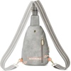 image:imageBOSTANTEN Sling Bag for Women Leather Crossbody Bags Fanny Pack Chest Bag for TravelAtwilight Grey