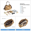 image:imageBOSTANTEN Slouchy Hobo Bags for Women Drawstring Shoulder Handbag Soft Crossbody Purse with 2 StrapsSuede Tan