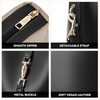 image:imageBOSTANTEN Small Bucket Bag for Women Crossbody Bags Trendy Vegan Leather Shoulder Purses Designer Ladies HandbagsBlack