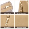 image:imageBOSTANTEN Small Bucket Bag for Women Crossbody Bags Trendy Vegan Leather Shoulder Purses Designer Ladies HandbagsCamel Brown