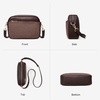 image:imageBOSTANTEN Small Crossbody Bag for Women RFID Vegan Leather Purse  Soft Faux Suede Embossed StitchInspired Texture Detachable Adjustable Strap Card Slot Lightweight Daily Travel UseCoffee