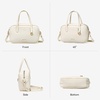 image:imageBOSTANTEN Small Crossbody Bag for Women Vegan Leather Purse  Lightweight Handbag with Top Handle Adjustable Strap Compact Storage for Travel Shopping EverydayBeige