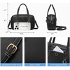 image:imageBOSTANTEN Small Crossbody Bag for Women Vegan Leather Purse  Lightweight Handbag with Top Handle Adjustable Strap Compact Storage for Travel Shopping EverydayBlack