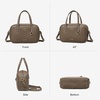 image:imageBOSTANTEN Small Crossbody Bag for Women Vegan Leather Purse  Lightweight Handbag with Top Handle Adjustable Strap Compact Storage for Travel Shopping EverydayCoffee