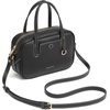 image:imageBOSTANTEN Small Crossbody Bag for Women Vegan Leather Purse  Lightweight Handbag with Top Handle Adjustable Strap Compact Storage for Travel Shopping EverydayBlack