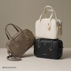 image:imageBOSTANTEN Small Crossbody Bag for Women Vegan Leather Purse  Lightweight Handbag with Top Handle Adjustable Strap Compact Storage for Travel Shopping EverydayBeige