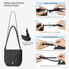 image:imageBOSTANTEN Small Crossbody Bags for Women Faux Suede Cell Phone Purse with Adjustable Knotted Strap for DailyDark Grey