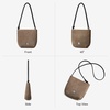 image:imageBOSTANTEN Small Crossbody Bags for Women Faux Suede Cell Phone Purse with Adjustable Knotted Strap for DailyLight Grey
