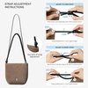 image:imageBOSTANTEN Small Crossbody Bags for Women Faux Suede Cell Phone Purse with Adjustable Knotted Strap for DailyLight Grey
