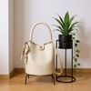 image:imageBOSTANTEN Small Crossbody Bags for Women Vegan Leather Mini Bucket Handbag Removable Shoulder StrapBeige