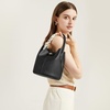 image:imageBOSTANTEN Small Crossbody Bags for Women Vegan Leather Mini Bucket Handbag Removable Shoulder StrapBlack