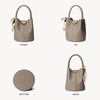 image:imageBOSTANTEN Small Crossbody Bags for Women Vegan Leather Mini Bucket Handbag Removable Shoulder StrapCamel Brown